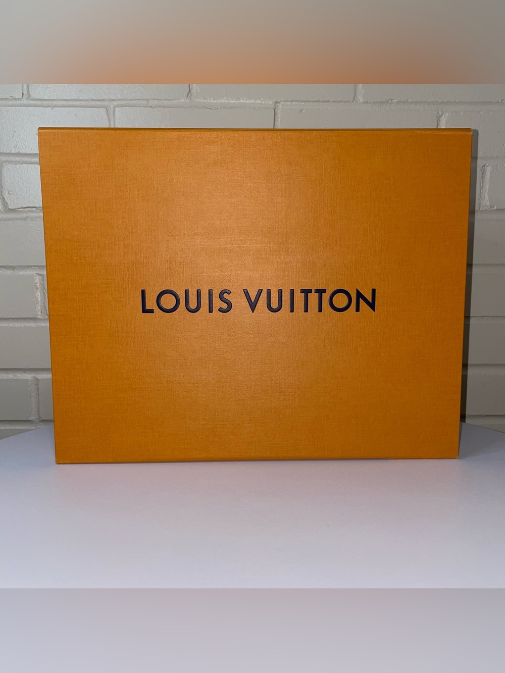 Authentic Louis Vuitton Large Box! Gift Box With Tissue Paper! 14” x 12” x 8”